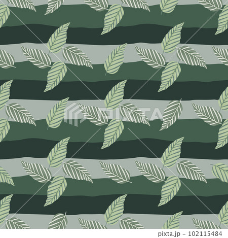 Decorative tropical palm leaves seamless pattern. Jungle leaf wallpaper. Exotic botanical texture. Decorative tropical palm leaves seamless pattern. Jungle leaf wallpaper. Exotic botanical texture. 102115484