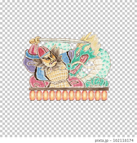 青森睡魔節日本節日水彩插圖 102118174