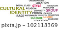 word cloud - cultural identity 102118369