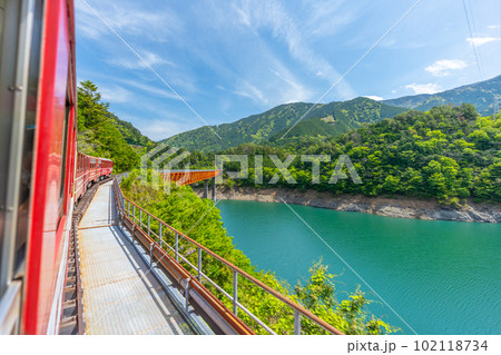 大井川鐵道 絶景 車窓 大井川鐵道 絶景 車窓 102118734