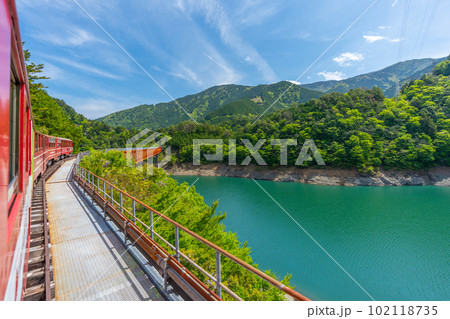 大井川鐵道　絶景　車窓 102118735