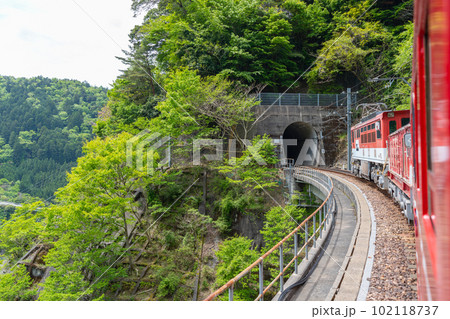 大井川鐵道　絶景　車窓 102118737