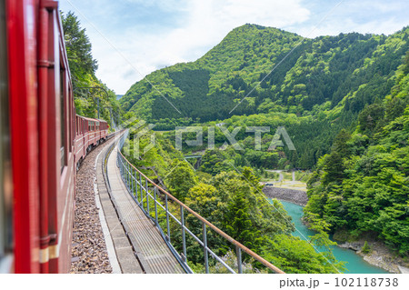 大井川鐵道 絶景 車窓 大井川鐵道 絶景 車窓 102118738