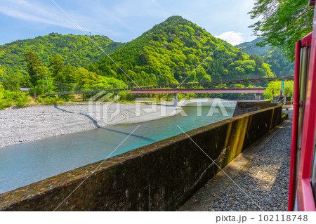 大井川鐵道　絶景　車窓 102118748