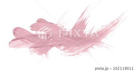 Pink paintbrush isolated on white background. Watercolor Pink paintbrush isolated on white background. Watercolor 102119011