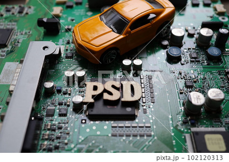 PSD　パワー半導体と自動車、マザーボード 102120313