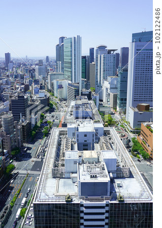 大阪駅前第三ビルから見た大阪市街地 大阪駅前第三ビルから見た大阪市街地 102122486
