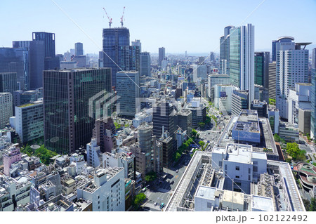 大阪駅前第三ビルから見た大阪市街地 大阪駅前第三ビルから見た大阪市街地 102122492