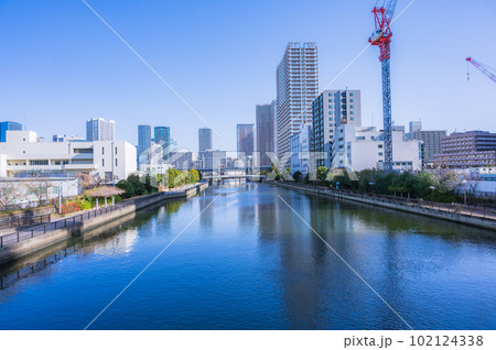 品川駅 親港南橋付近の風景 品川駅 親港南橋付近の風景 102124338