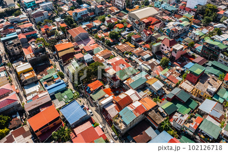 Aerial view of Barangay East Rembo in Makati city Aerial view of Barangay East Rembo in Makati city 102126718