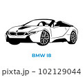 Vector silhouettes, icons of BMW brand cars 102129044