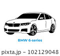 Vector silhouettes, icons of BMW brand cars 102129048