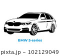 Vector silhouettes, icons of BMW brand cars 102129049