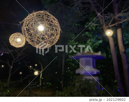 蛍イメージのライトアップ 102129602