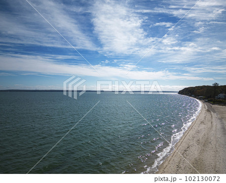 The causeway beach on the east side of the beginning of Nassau Point 102130072