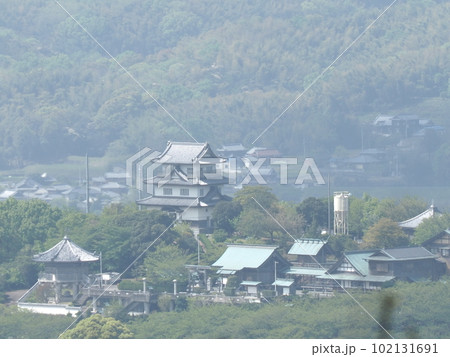 大麻山から撮影した伊勢朝日山本宮 102131691