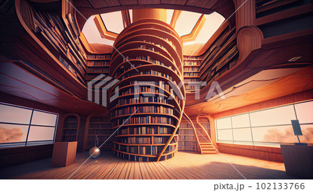 shelf with books 102133766