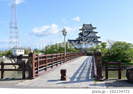 墨俣一夜城(岐阜県大垣市)と太閤出世橋 墨俣一夜城(岐阜県大垣市)と太閤出世橋 102134772