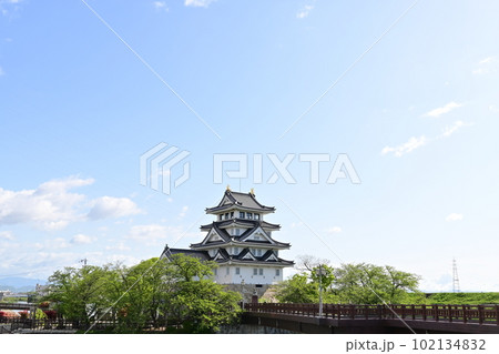 墨俣一夜城(岐阜県大垣市)と太閤出世橋 墨俣一夜城(岐阜県大垣市)と太閤出世橋 102134832