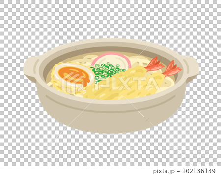 鍋焼きうどんのイラスト 102136139