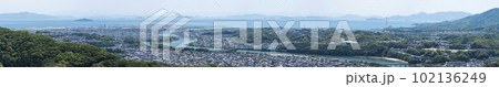 岩国市のパノラマ風景 102136249