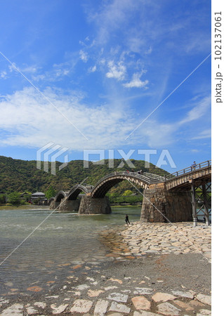 山口県岩国市錦帯橋 山口県岩国市錦帯橋 102137061