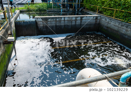 waste water in pond, Wastewater and Hazardous Waste 102139229