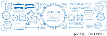 ビンテージやアンティークなフレーム素材」 102139917