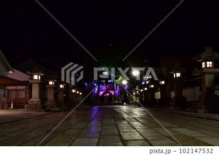 防府天満宮のライトアップイベント 防府天満宮のライトアップイベント 102147532