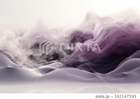 Network technology background futuristic tech violet and white wave background. Low poly 3d wire made with generative AI Scy fi space illustration 102147593