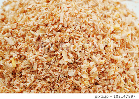 sawdust and shavings. material for agriculture. mulch sawdust and shavings. material for agriculture. mulch 102147897