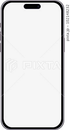 イラスト素材　スマートフォン　携帯電話　携帯　スマホのベクター 102148232