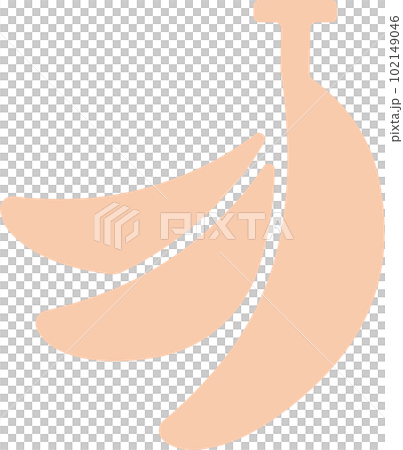バナナアイコンイラスト 102149046