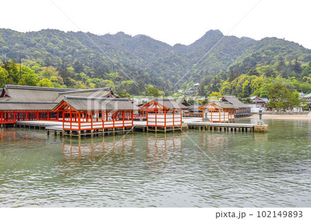 海に浮かぶ厳島神社 102149893