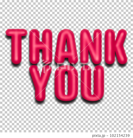 字母詞插畫，謝謝詞插畫素材，圓角立體人物素材，豐滿人物 102154239