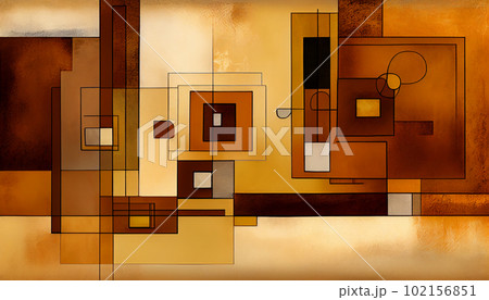 Generative AI, Abstract Squares and Rectangles Background 102156851