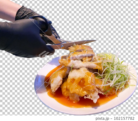 Guobaorou ,chinese food, isolated on transparent background 102157782