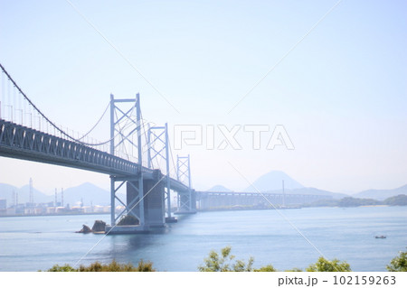 与島PAからの瀬戸大橋 与島PAからの瀬戸大橋 102159263