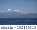 相模湾　富士山 102159319