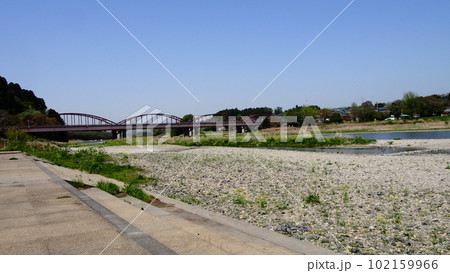 春の那珂川河畔 102159966