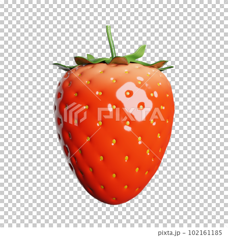 立體逼真的草莓3DCG 立體逼真的草莓3DCG 102161185