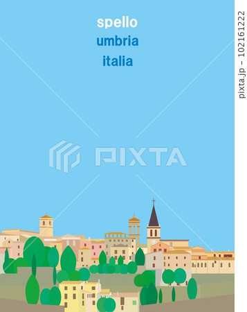 スペッロ　spello　ウンブリア　umbria　イタリア　italia 102161222