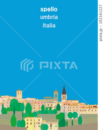 スペッロ　spello　ウンブリア　umbria　イタリア　italia 102161227