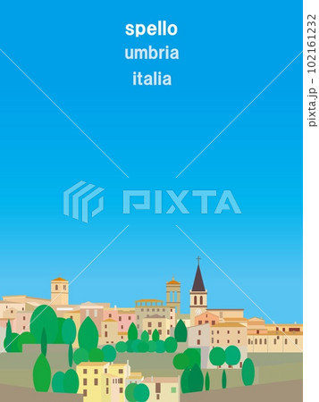 スペッロ　spello　ウンブリア　umbria　イタリア　italia 102161232