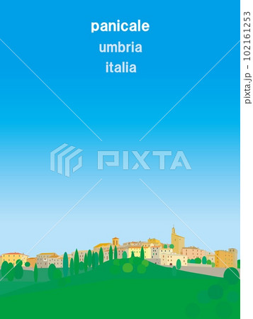 パニカーレ　panicale　ウンブリア　umbria　イタリア　italia 102161253