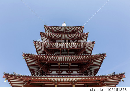 大阪・四天王寺「五重塔」（2023年4月1日撮影） 102161853