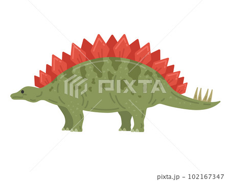 恐竜のステゴサウルスのイラスト 102167347