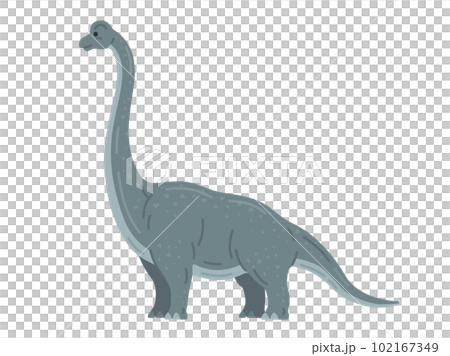 恐竜のブラキオサウルスのイラスト 102167349
