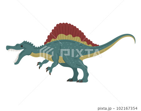恐竜のスピノサウルスのイラスト 恐竜のスピノサウルスのイラスト 102167354