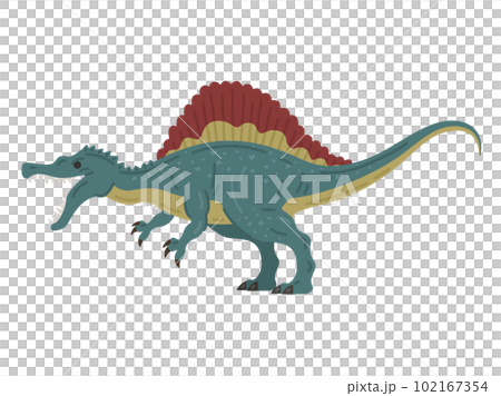 恐竜のスピノサウルスのイラスト 恐竜のスピノサウルスのイラスト 102167354
